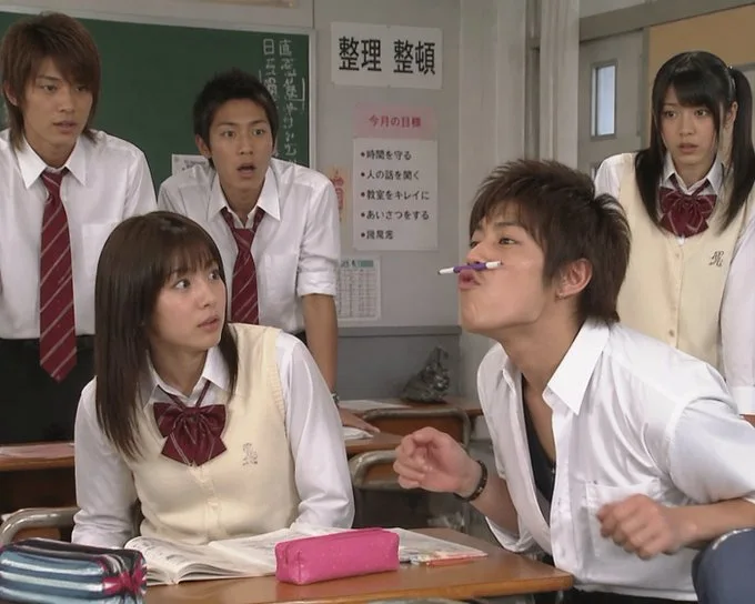 Y2K Japanese Campus Comedy Scene sample image