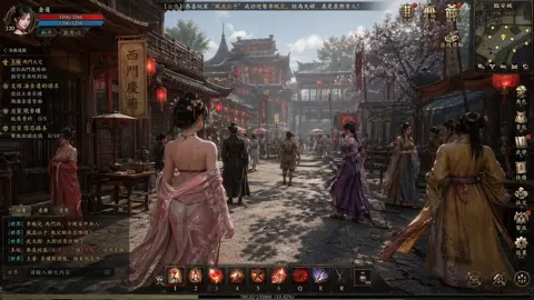 Jin Ping Mei Open World Game Screenshot sample image
