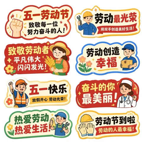 Creative Placard Designs for May Day Labor Day sample image