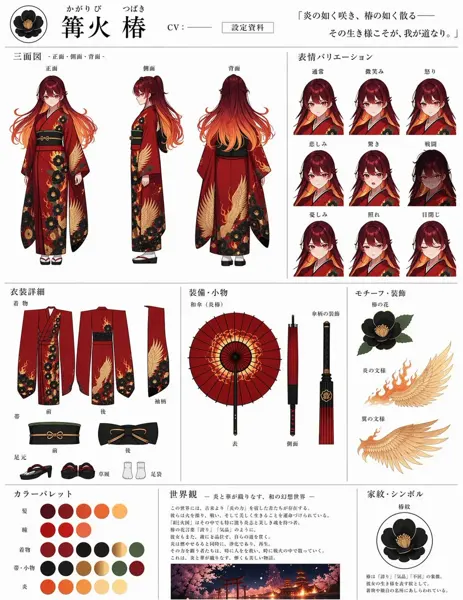 Character Design Sheet sample image