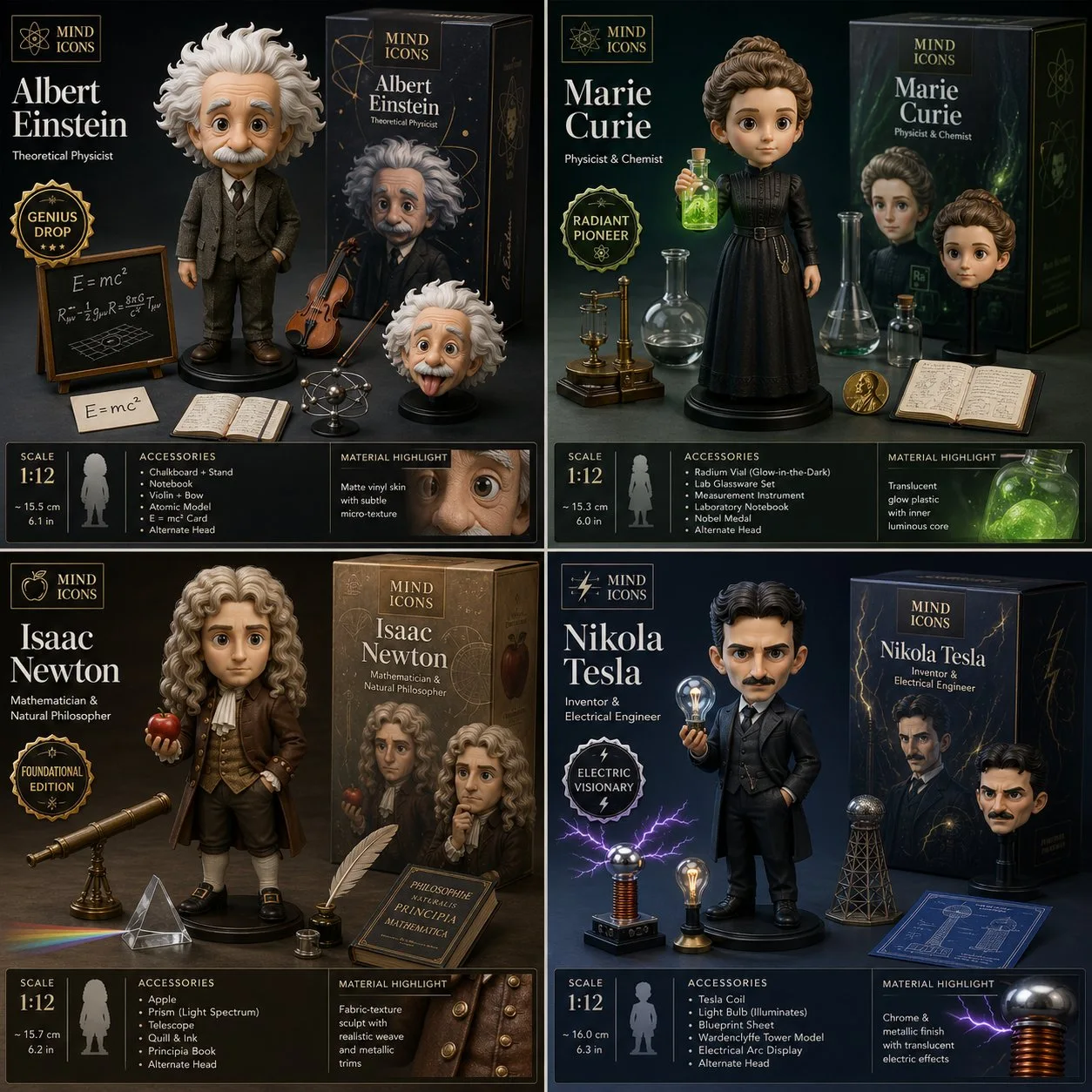 Scientist Collectible Toy Release Board sample image