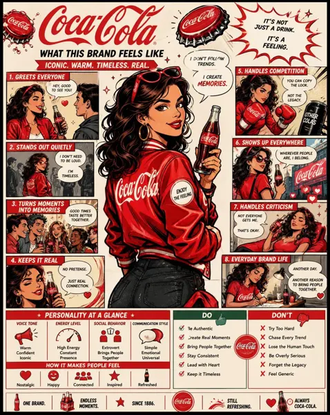 Brand Personality Comic Infographic sample image
