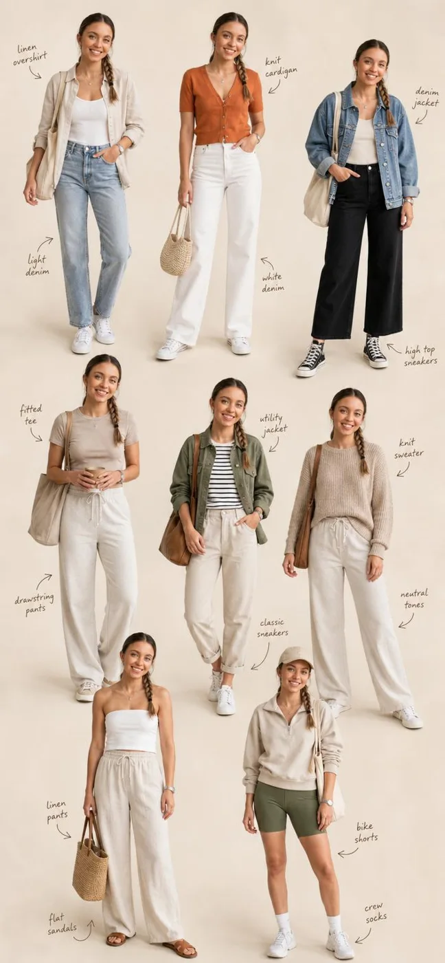 8 Daily Outfits Editorial Collage sample image