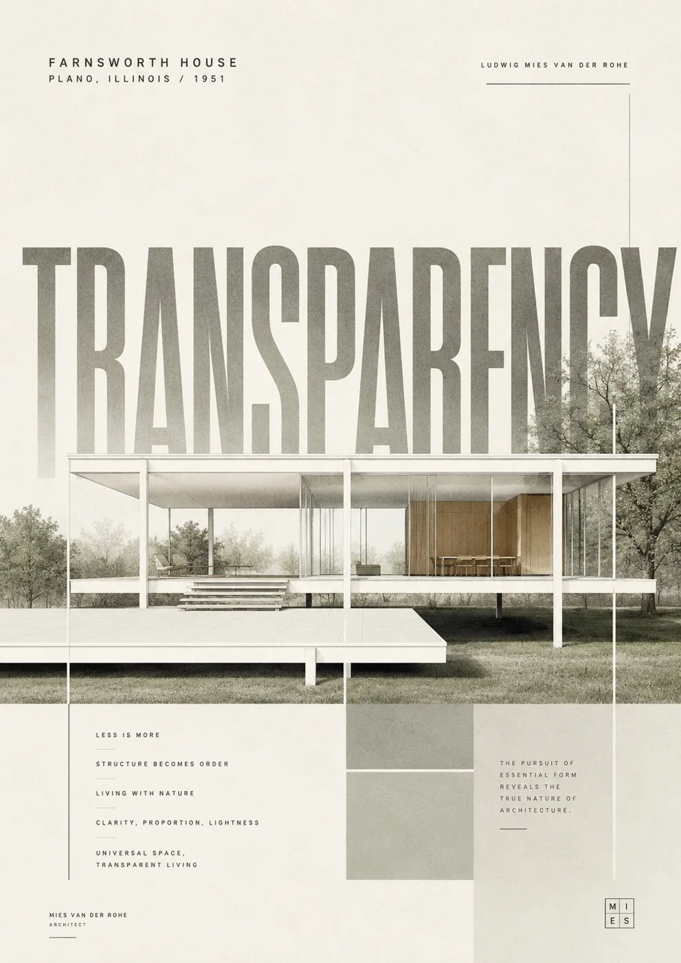 Minimalist Architectural Landmark Poster sample image