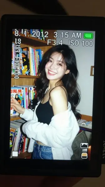 Digital Camera Screen Nostalgic Portrait sample image